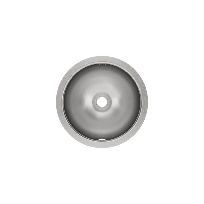 Asana 14.38" x 14.38" x 6" Stainless Steel Undermount Bathroom Sink with Overflow