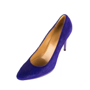 Balenciaga Violet Pony Hair Pumps Size US 10 | EU 40
