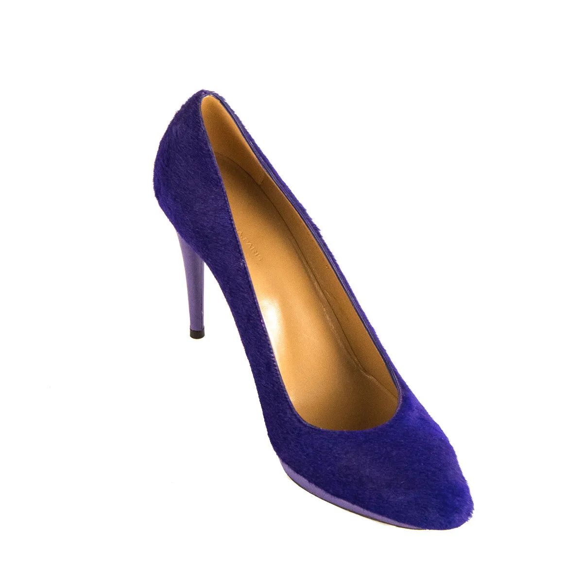 Balenciaga Violet Pony Hair Pumps Size US 10 | EU 40