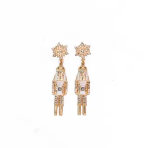 Embellished Nutcracker Earrings