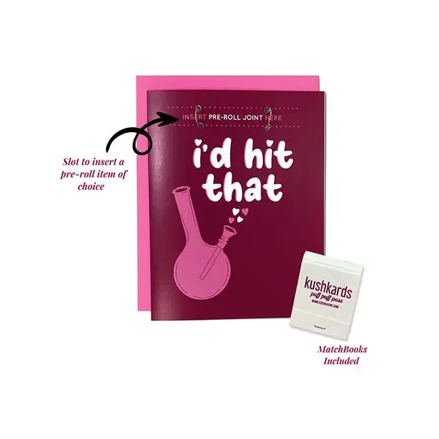 I'd Hit That Greeting Card w/Matchbook