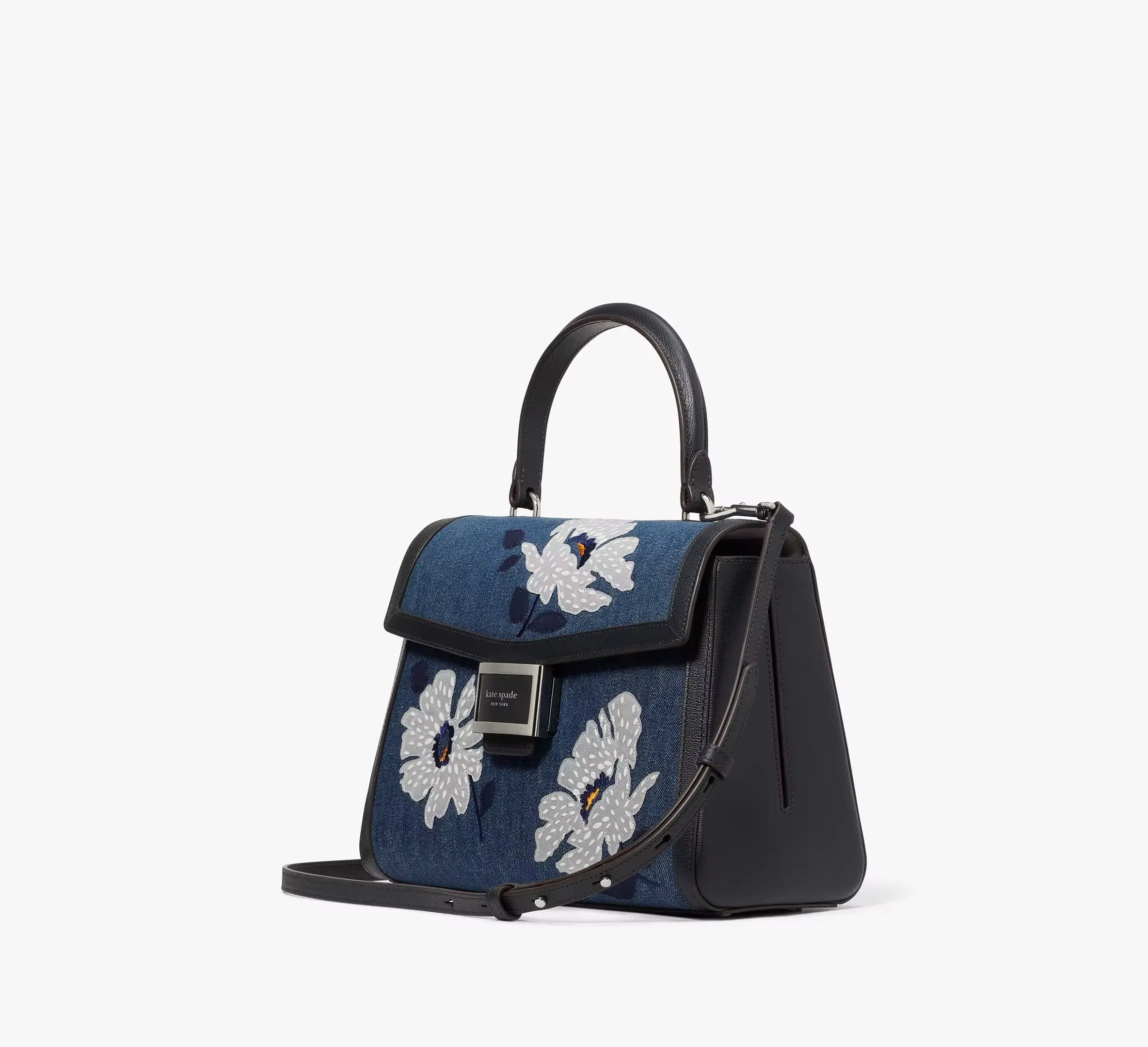 Kate Spade Katy Embellished Denim Medium Top-handle Bag