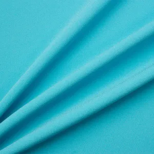 Turquoise Satin Backed Crêpe
